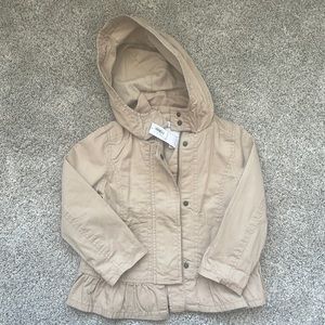 Old Navy Khaki Toddler Jacket 4T NWT.